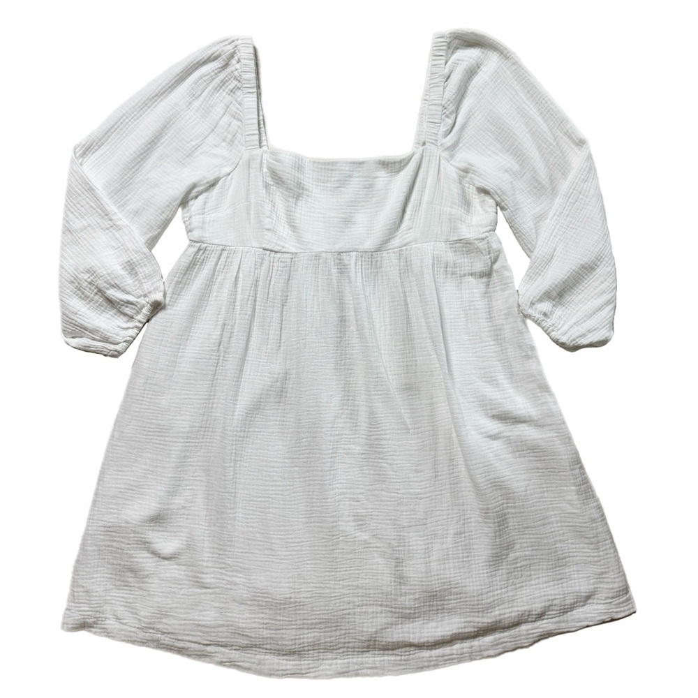 J. Crew White Textured Dress